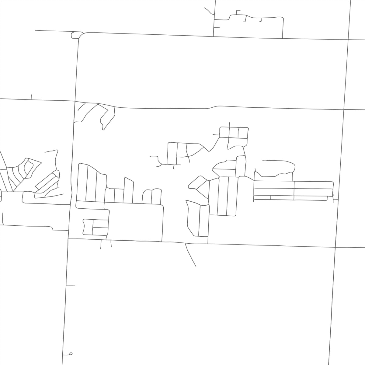 ROAD MAP OF LAKE LAFAYETTE, MISSOURI BY MAPBAKES
