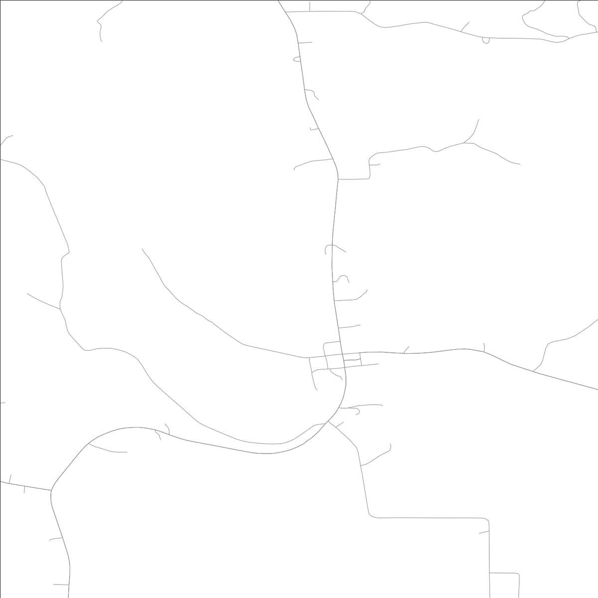 ROAD MAP OF LOWELL, LOWA BY MAPBAKES