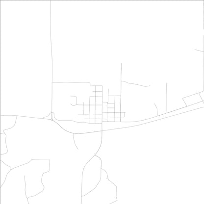 ROAD MAP OF LUCAS, LOWA BY MAPBAKES