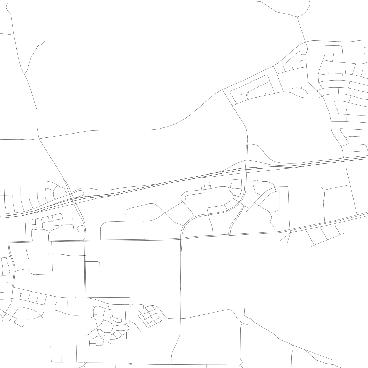 ROAD MAP OF GOLETA, CALIFORNIA BY MAPBAKES