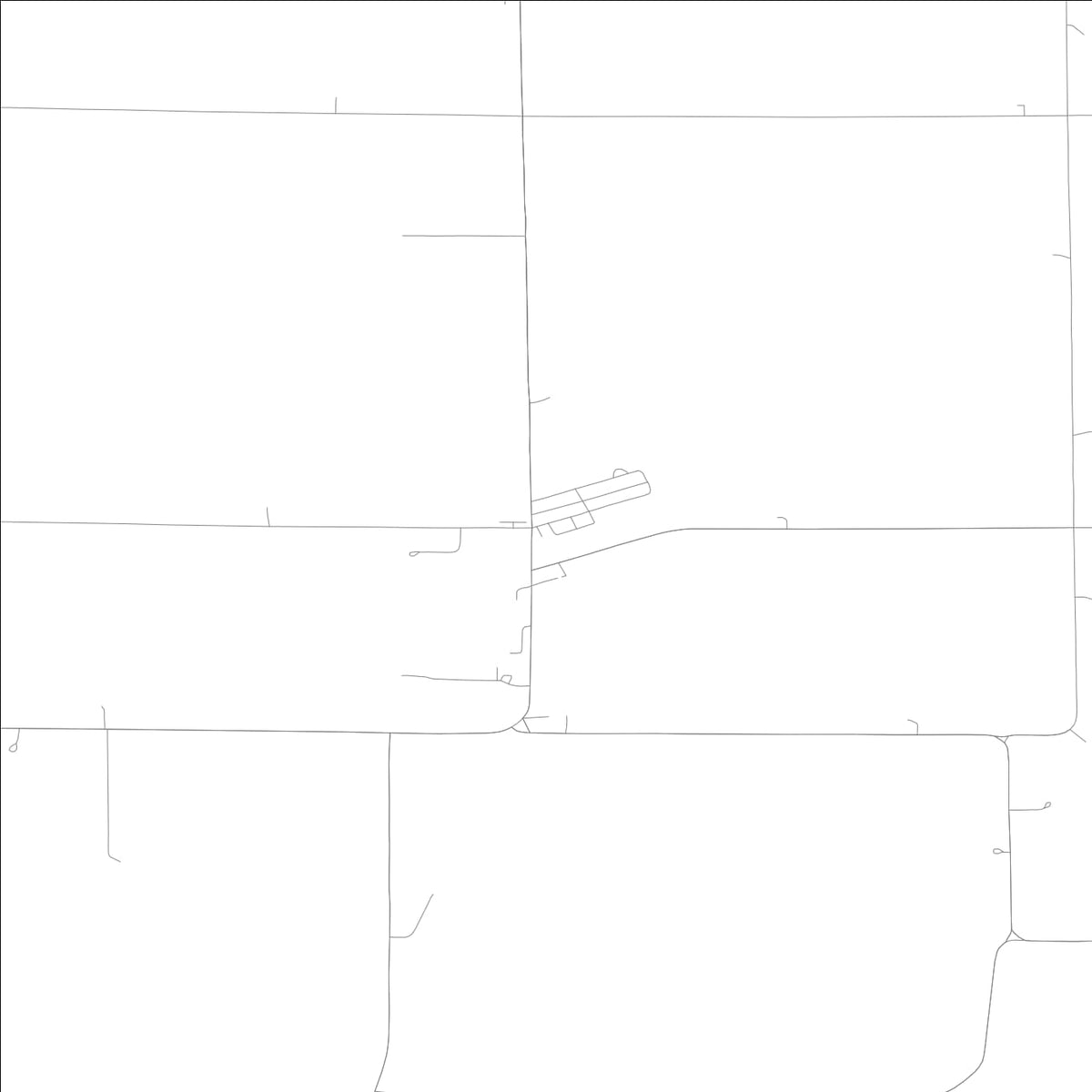 ROAD MAP OF LUZERNE, LOWA BY MAPBAKES