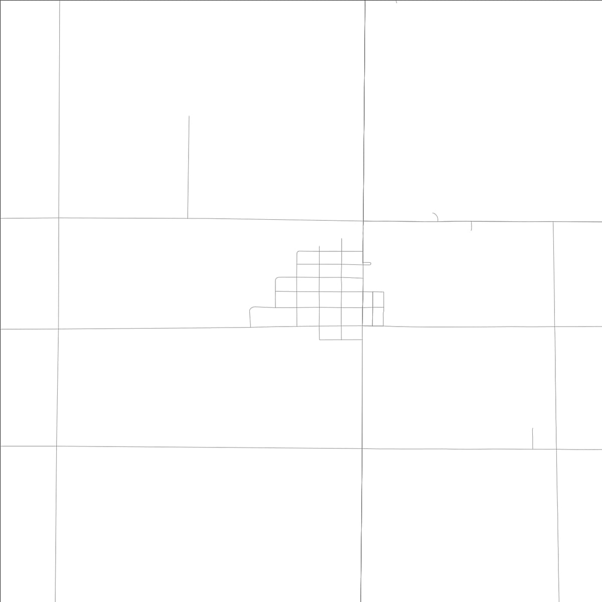 ROAD MAP OF LYTTON, LOWA BY MAPBAKES