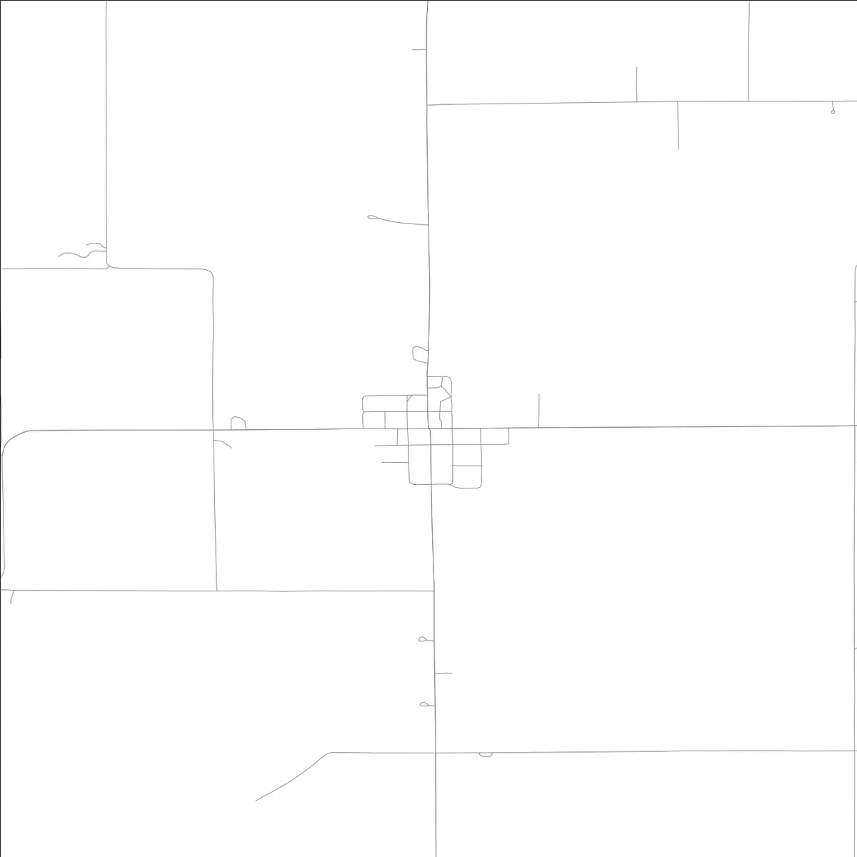 ROAD MAP OF MACKSBURG, LOWA BY MAPBAKES