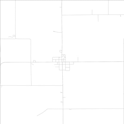 ROAD MAP OF MACKSBURG, LOWA BY MAPBAKES