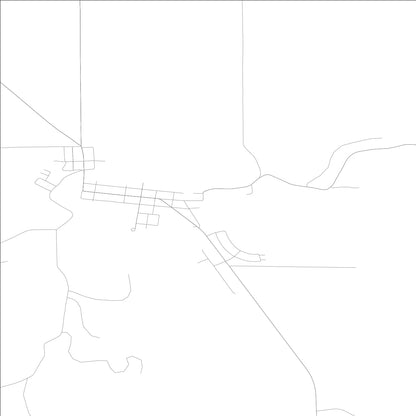 ROAD MAP OF HANOVER, ILLINOIS BY MAPBAKES