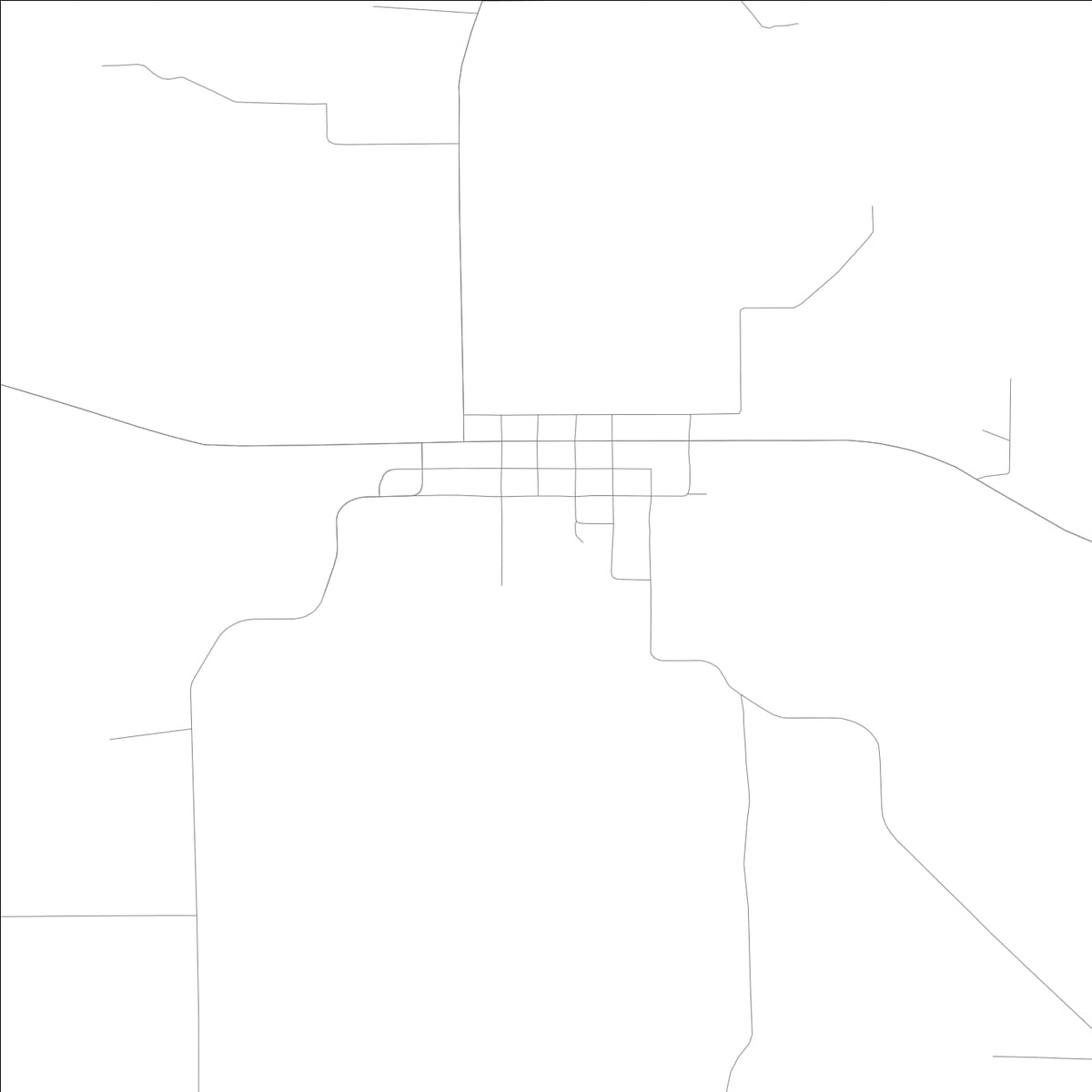 ROAD MAP OF MAGNOLIA, LOWA BY MAPBAKES
