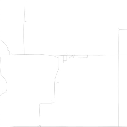 ROAD MAP OF MALOY, LOWA BY MAPBAKES