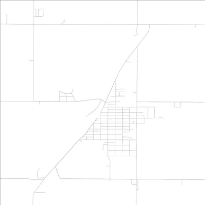 ROAD MAP OF MANILLA, LOWA BY MAPBAKES