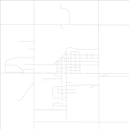 ROAD MAP OF MANNING, LOWA BY MAPBAKES