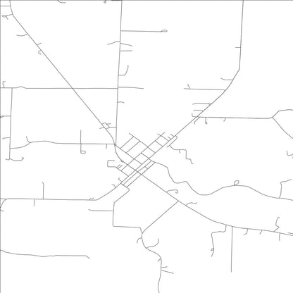 ROAD MAP OF LEASBURG, MISSOURI BY MAPBAKES