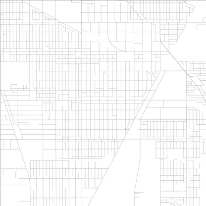 ROAD MAP OF HARVEY, ILLINOIS BY MAPBAKES