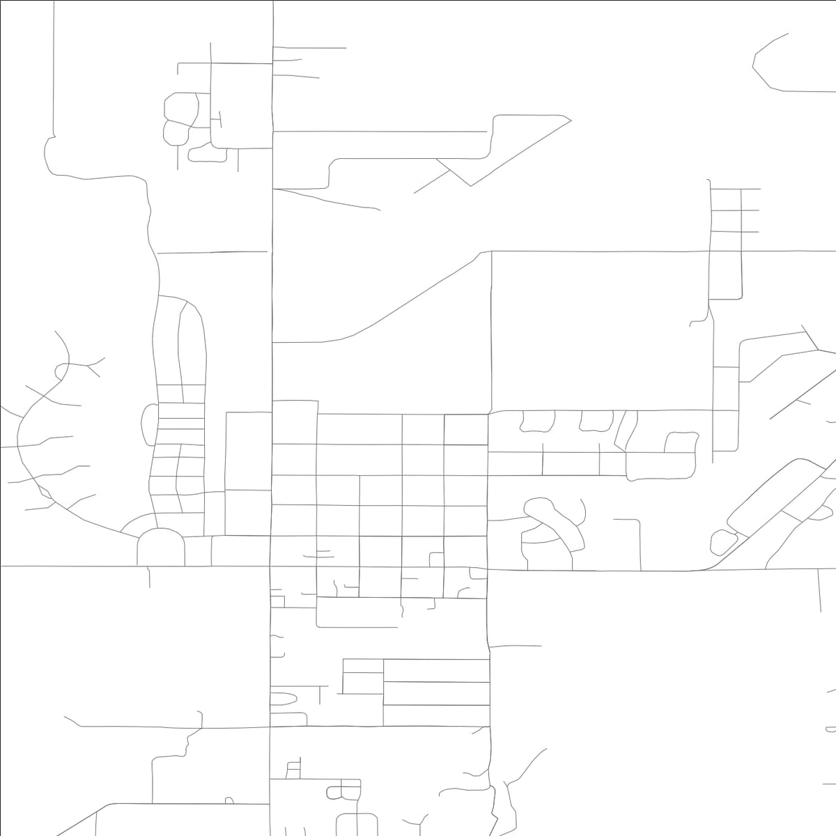 ROAD MAP OF DRIGGS, IDAHO BY MAPBAKES