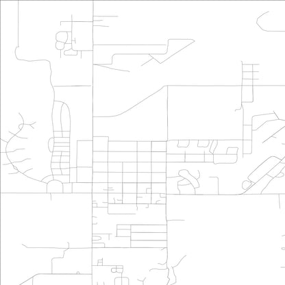 ROAD MAP OF DRIGGS, IDAHO BY MAPBAKES