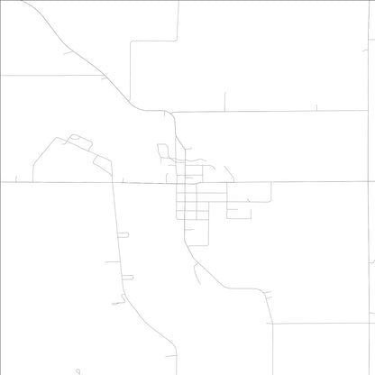ROAD MAP OF MARBLE ROCK, LOWA BY MAPBAKES