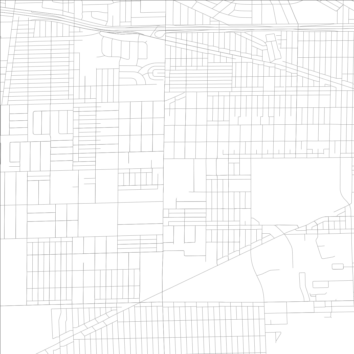 ROAD MAP OF HARWOOD HEIGHTS, ILLINOIS BY MAPBAKES