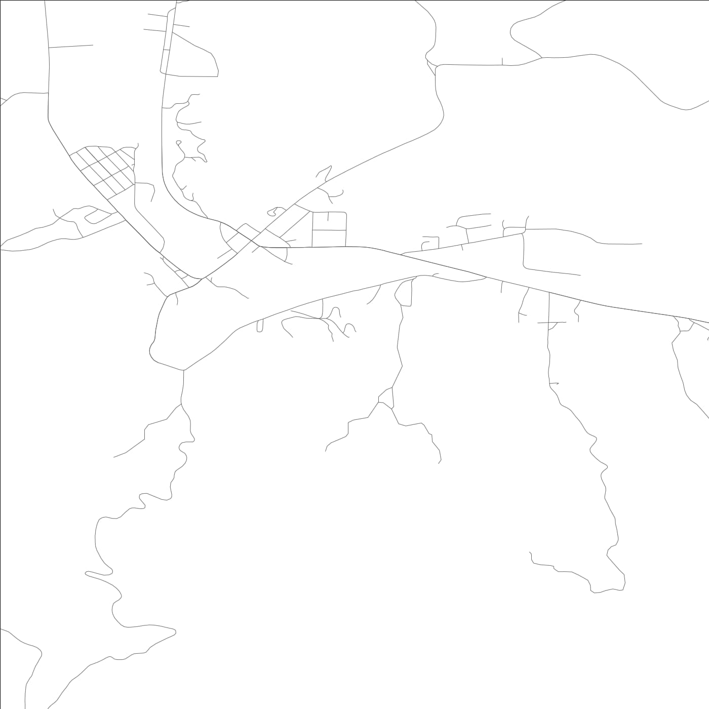 ROAD MAP OF GREENVILLE, CALIFORNIA BY MAPBAKES