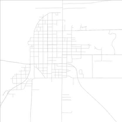 ROAD MAP OF HAVANA, ILLINOIS BY MAPBAKES