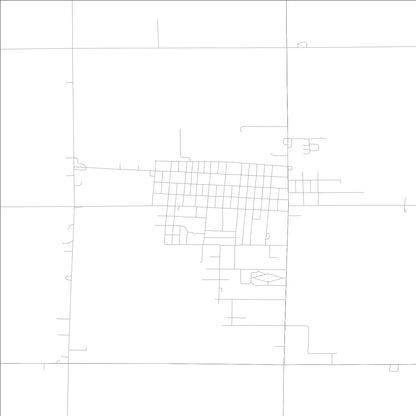 ROAD MAP OF MARCUS, LOWA BY MAPBAKES