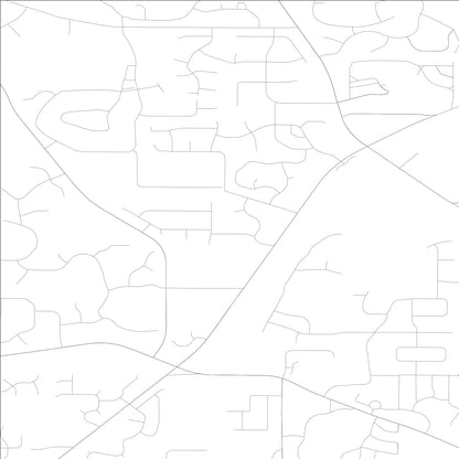 ROAD MAP OF HAWTHORN WOODS, ILLINOIS BY MAPBAKES