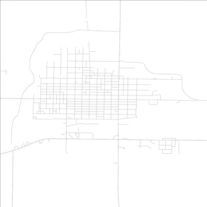 ROAD MAP OF MARENGO, LOWA BY MAPBAKES