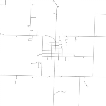 ROAD MAP OF LEETON, MISSOURI BY MAPBAKES