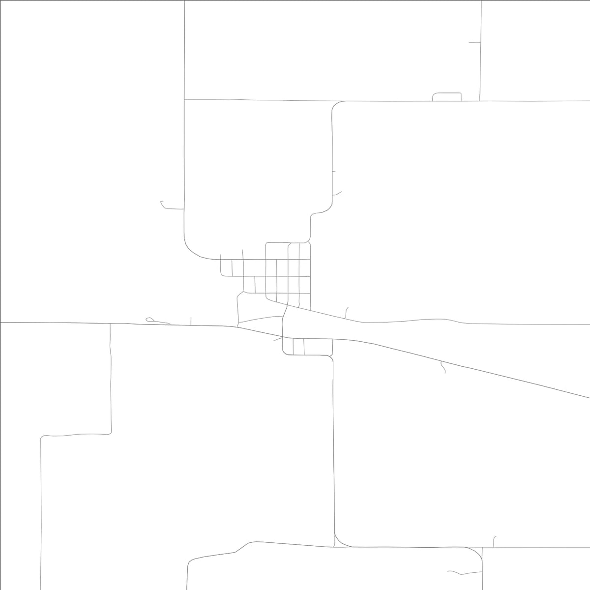 ROAD MAP OF MARNE, LOWA BY MAPBAKES