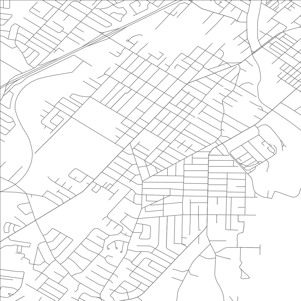 ROAD MAP OF LEMAY, MISSOURI BY MAPBAKES