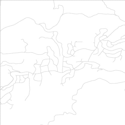 ROAD MAP OF GRIZZLY FLATS, CALIFORNIA BY MAPBAKES