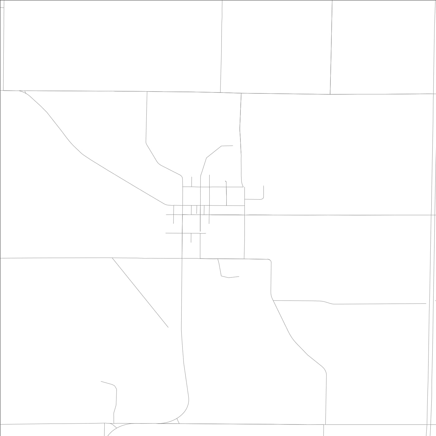 ROAD MAP OF HENDERSON, ILLINOIS BY MAPBAKES