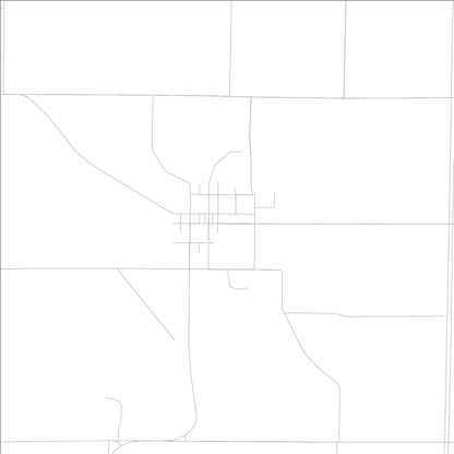 ROAD MAP OF HENDERSON, ILLINOIS BY MAPBAKES