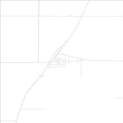 ROAD MAP OF MARTELLE, LOWA BY MAPBAKES