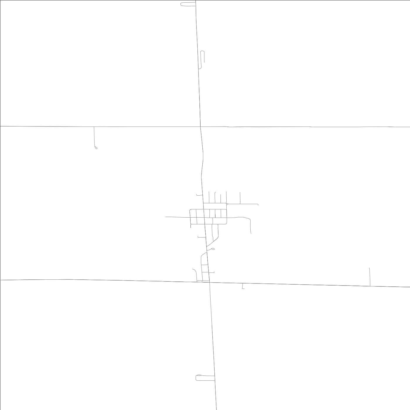 ROAD MAP OF HENNING, ILLINOIS BY MAPBAKES