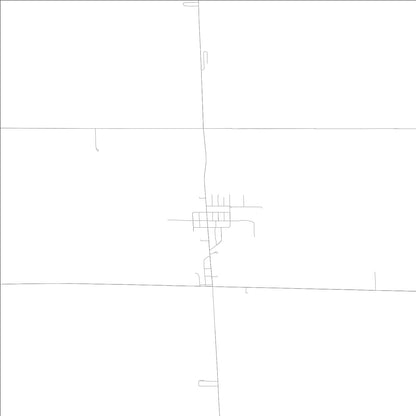 ROAD MAP OF HENNING, ILLINOIS BY MAPBAKES