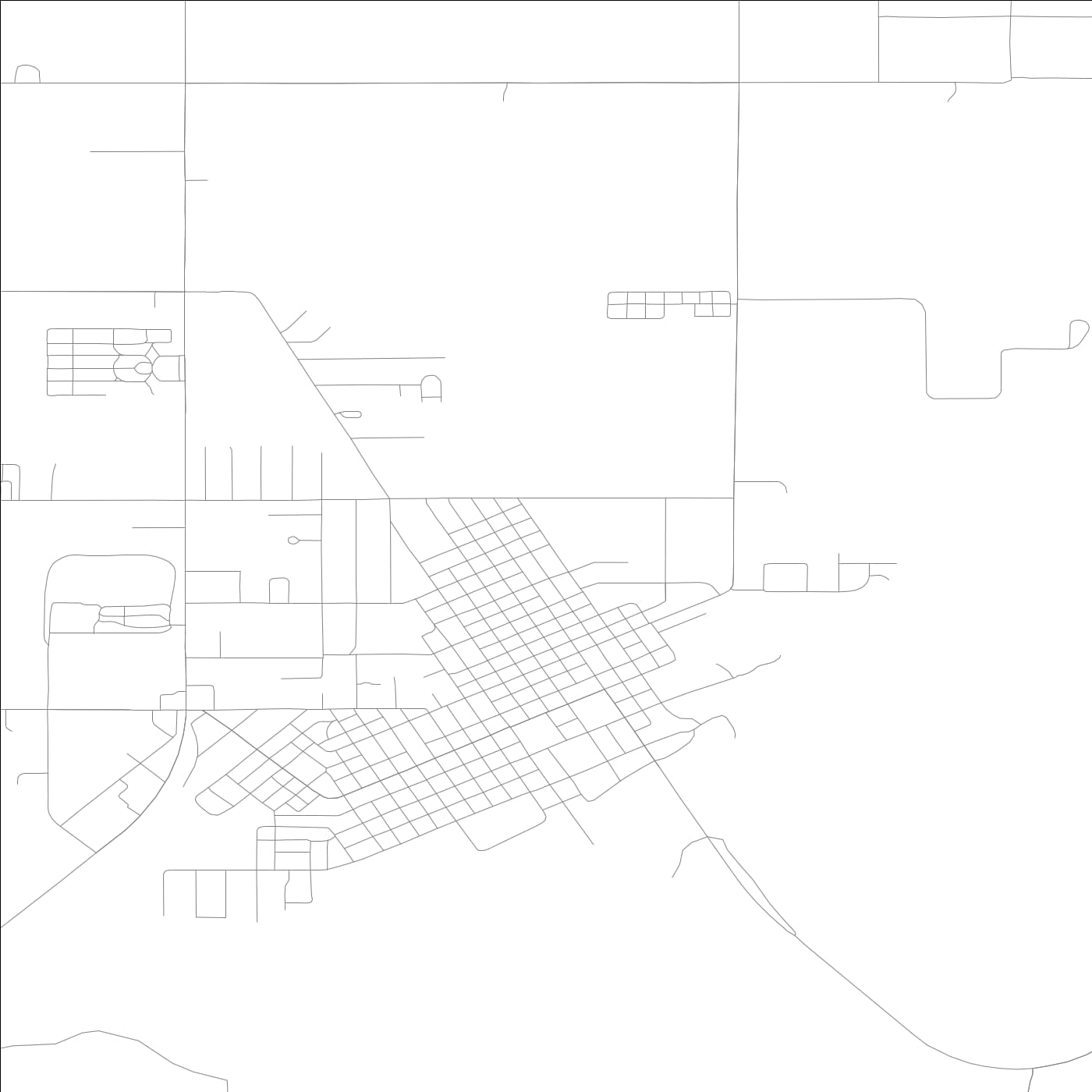 ROAD MAP OF HENRY, ILLINOIS BY MAPBAKES