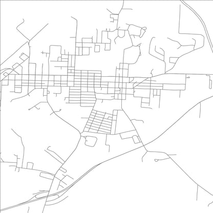 ROAD MAP OF LEXINGTON, MISSOURI BY MAPBAKES
