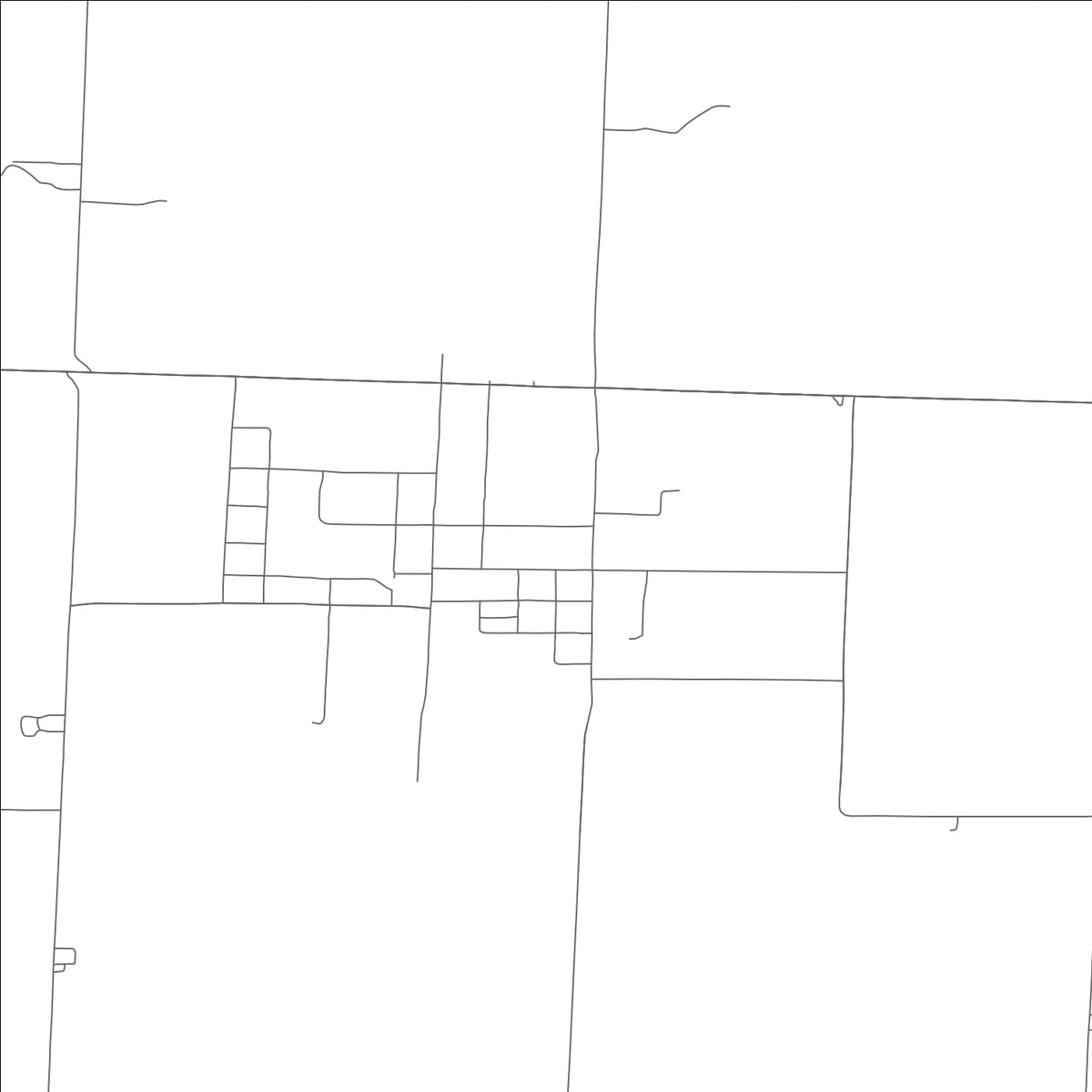 ROAD MAP OF LIBERAL, MISSOURI BY MAPBAKES