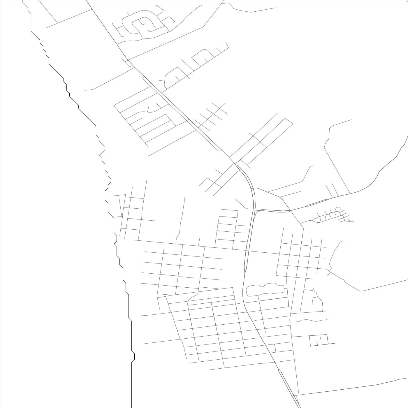 ROAD MAP OF HALF MOON BAY, CALIFORNIA BY MAPBAKES