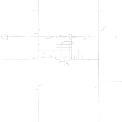 ROAD MAP OF MASSENA, LOWA BY MAPBAKES