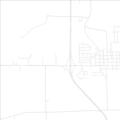 ROAD MAP OF HEYWORTH, ILLINOIS BY MAPBAKES