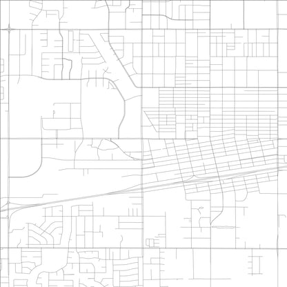 ROAD MAP OF HANFORD, CALIFORNIA BY MAPBAKES