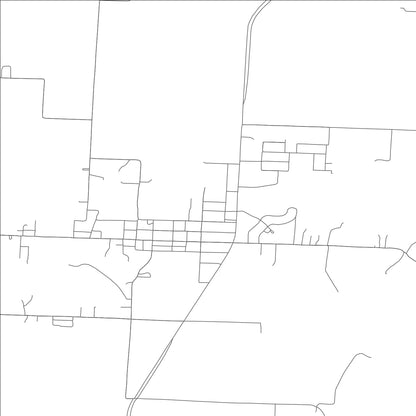 ROAD MAP OF LINCOLN, MISSOURI BY MAPBAKES