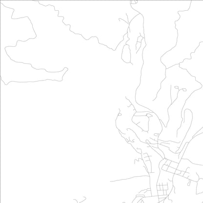 ROAD MAP OF HAPPY CAMP, CALIFORNIA BY MAPBAKES