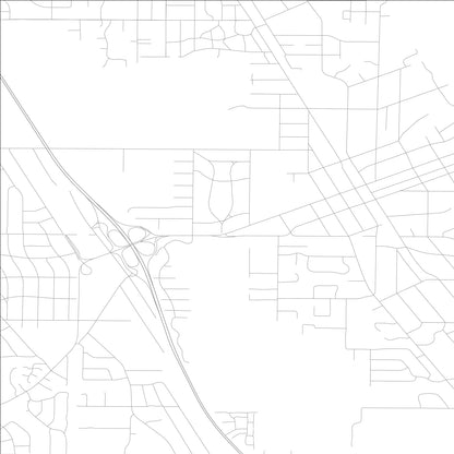 ROAD MAP OF HIGHLAND PARK, ILLINOIS BY MAPBAKES