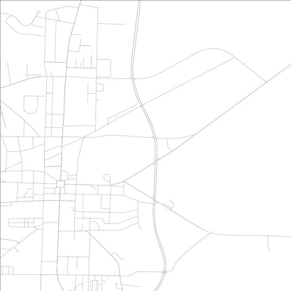 ROAD MAP OF BLAKELY, GEORGIA BY MAPBAKES