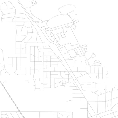 ROAD MAP OF HIGHWOOD, ILLINOIS BY MAPBAKES