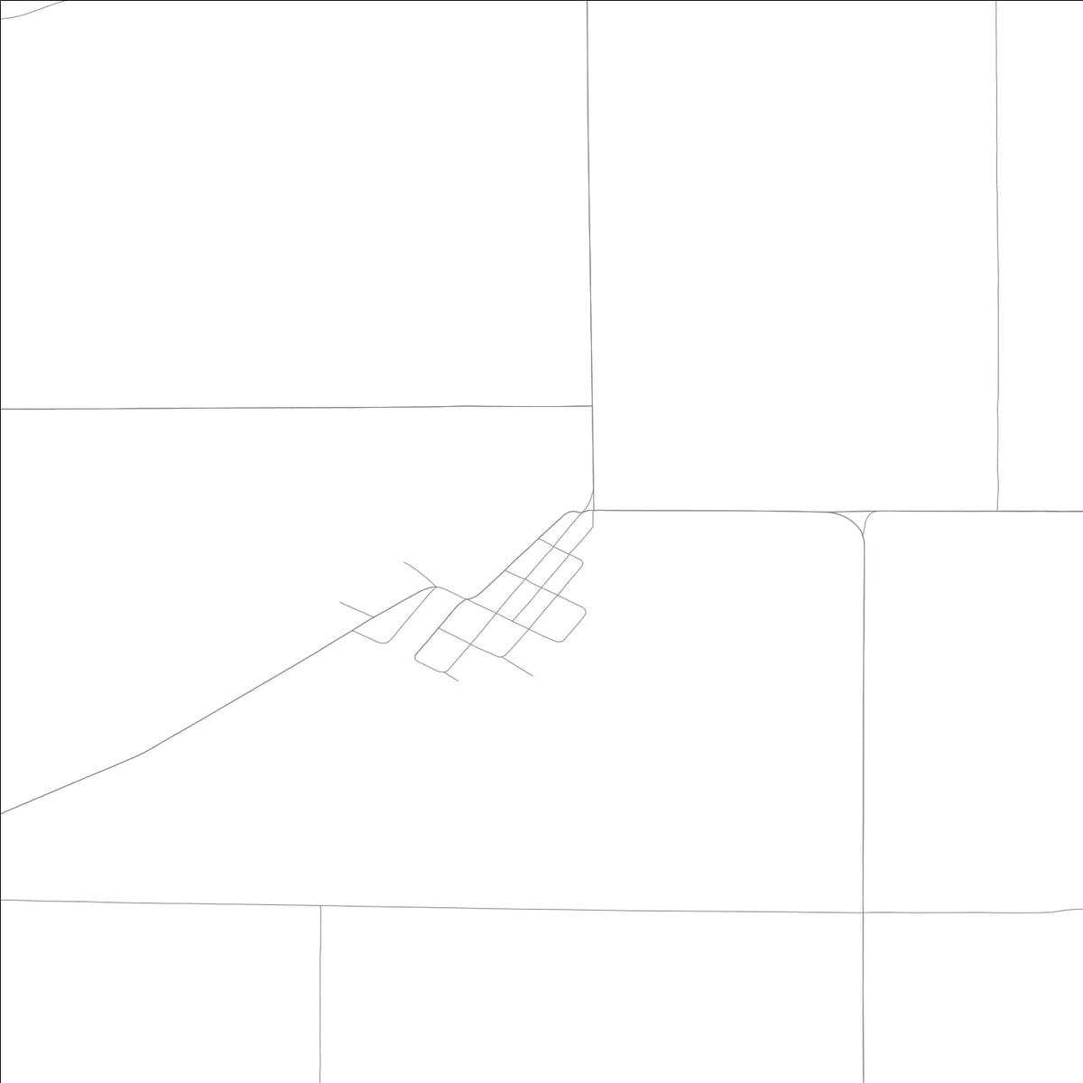 ROAD MAP OF MCCLELLAND, LOWA BY MAPBAKES