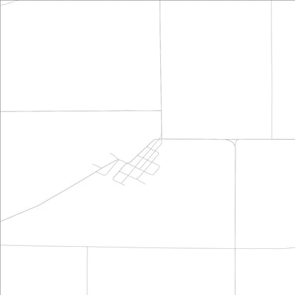 ROAD MAP OF MCCLELLAND, LOWA BY MAPBAKES