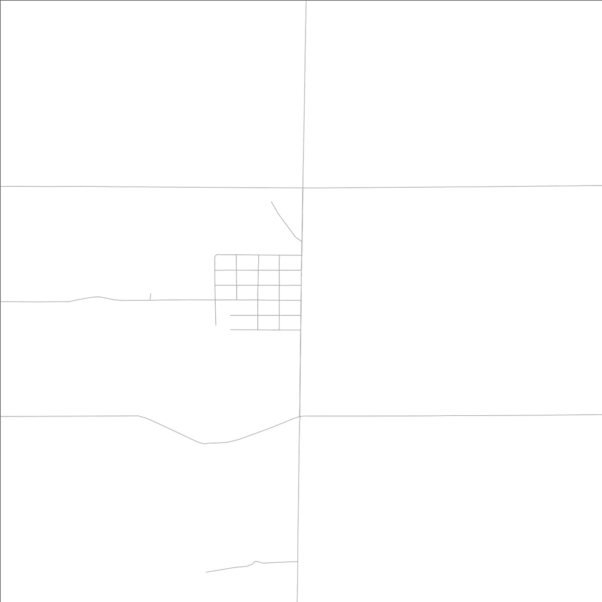 ROAD MAP OF MCINTIRE, LOWA BY MAPBAKES