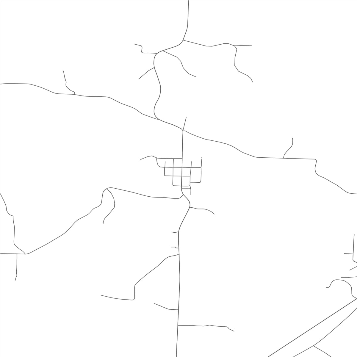 ROAD MAP OF LOHMAN, MISSOURI BY MAPBAKES