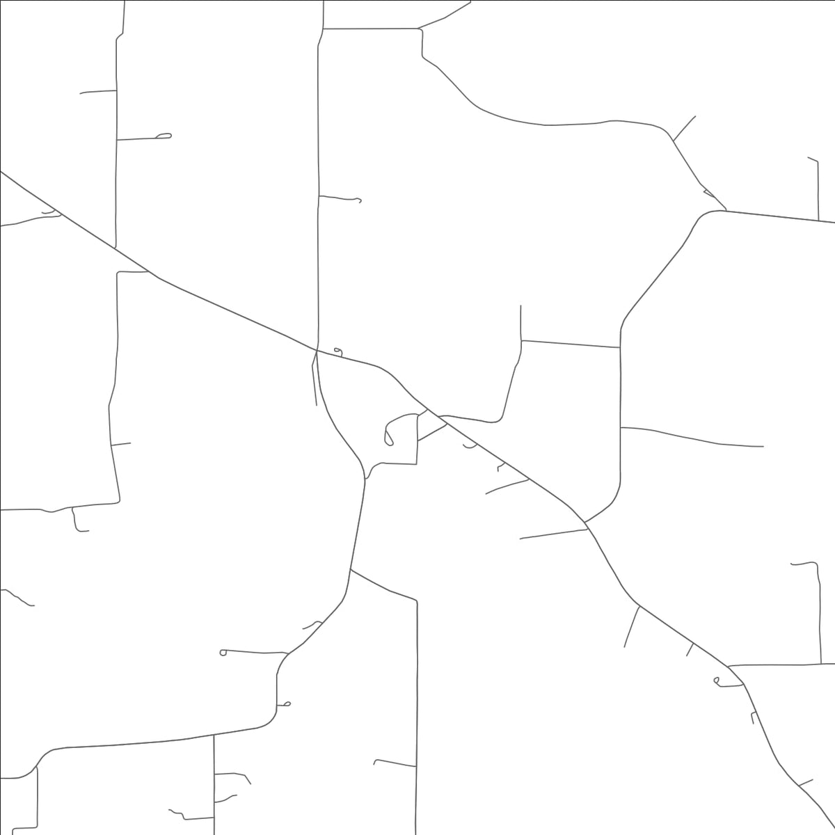 ROAD MAP OF LONGTOWN, MISSOURI BY MAPBAKES